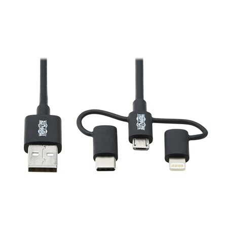 Tripp Lite USB A To Lightning USB Micro M101-006-LMC-BK